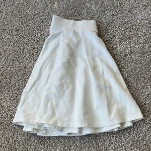 Forever21 White Skater Skirt